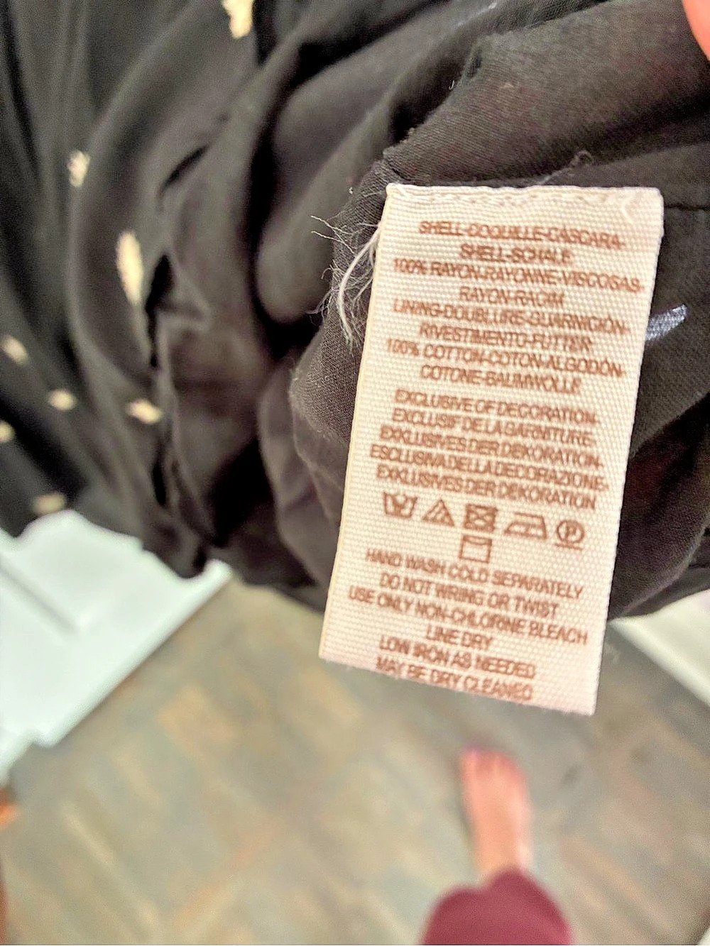 Free People Sweet Tennessee Mini Dress Floral Black & Cream - Picture 5 of 9